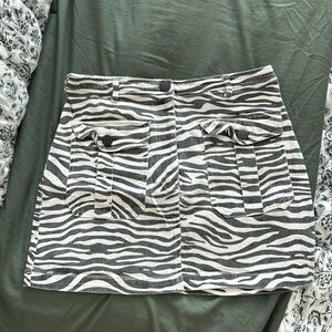 BDG zebra skirt